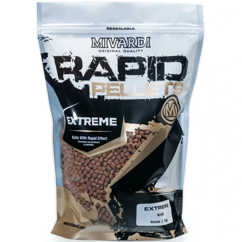 Mivardi Pelety Rapid Extreme Krill Hmotnost: 1kg, Průměr: 16mm