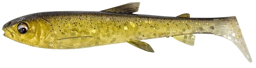 Savage gear gumová nástraha 3d whitefish shad black gold- 9 cm 7 g