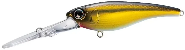 Shimano Wobler Bantam Pavlo Shad Suspending Black Gold Délka: 5,9cm, Hmotnost: 6g, Maximální ponor: 1,7m
