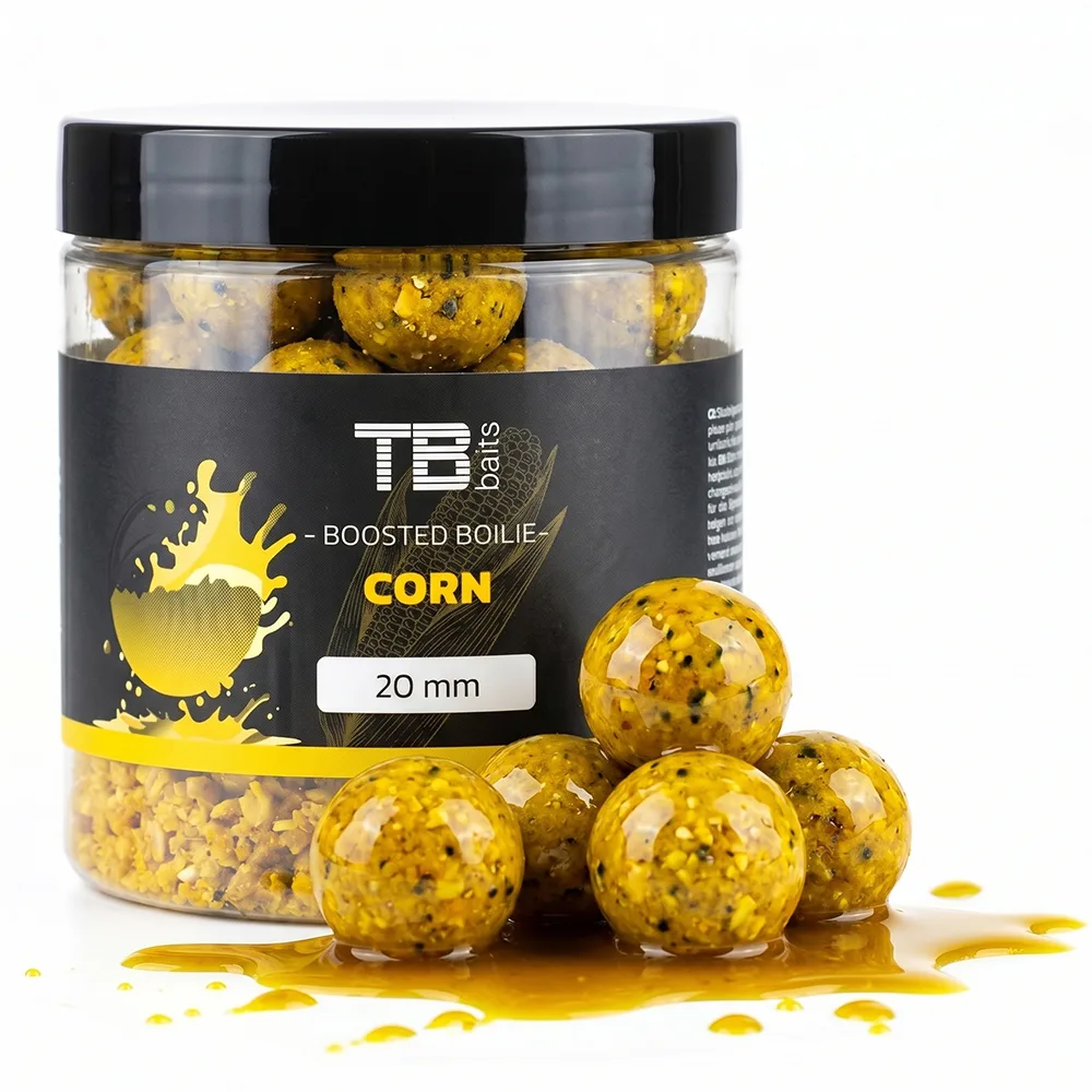 Tb baits boosterované boilie corn 120 g - 20 mm