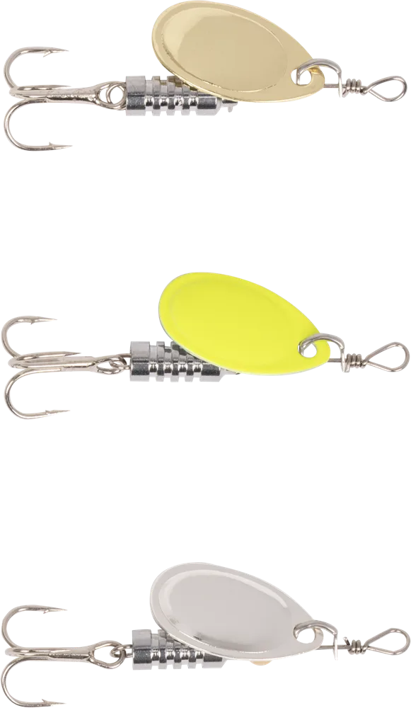 Zebco rotačka magic spinner set barbed treble 3 g 3 ks