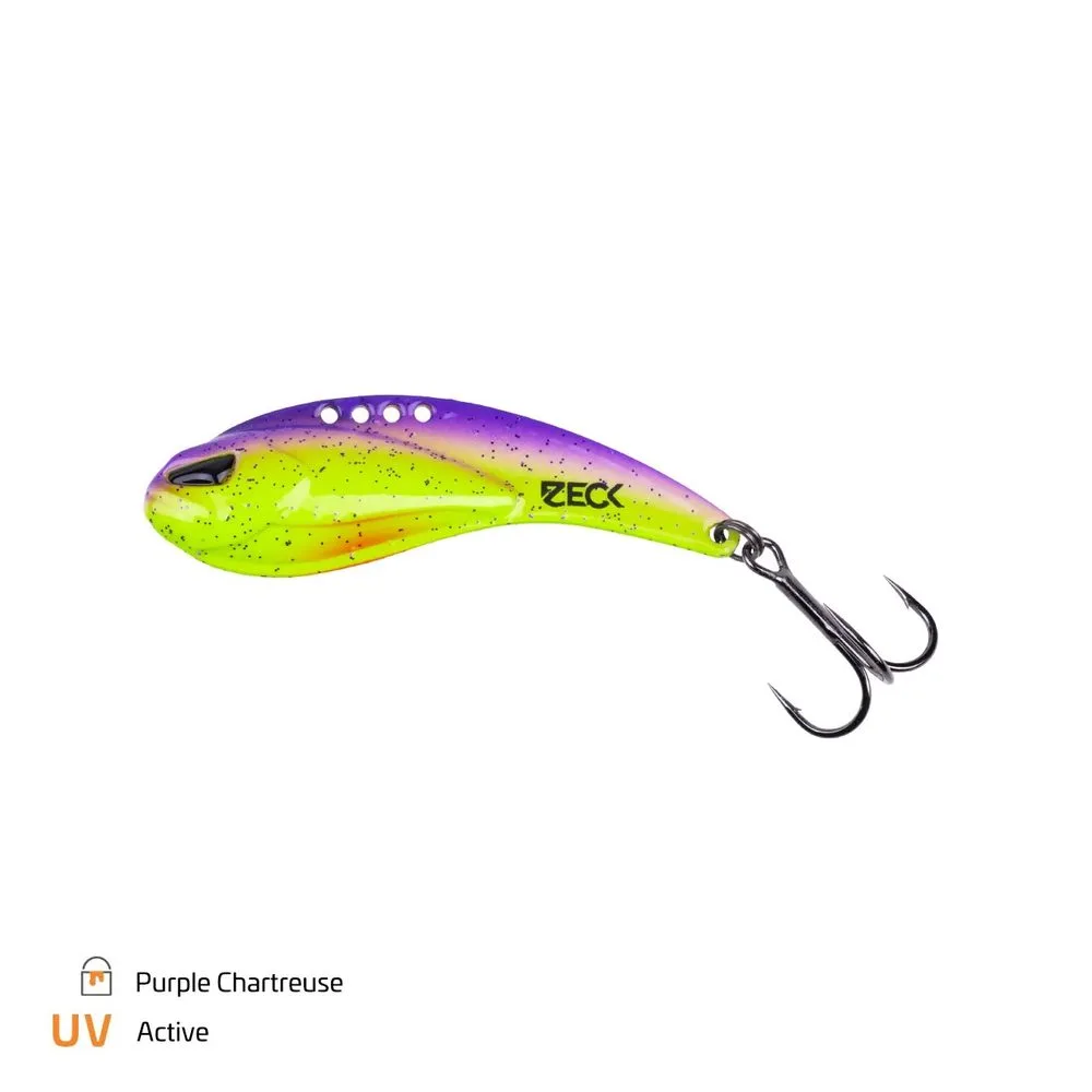 Zeck Cikáda Blade Shaker 5,5cm 15g - Purple Chartreuse