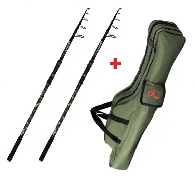 Zfish Combo 2x Prut Kingstone 12ft 3,6m 3lb 5-díl+ Pouzdro Zdarma!
