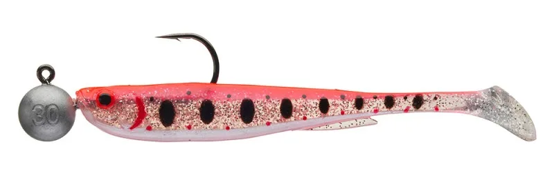 Daiwa gumová nástraha grandwave slim shady sea pink sardine rigged - 13,5 cm