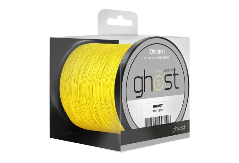 Delphin Šňůra Ghost 8+1 žlutá - 0,16mm 8,2kg 600m