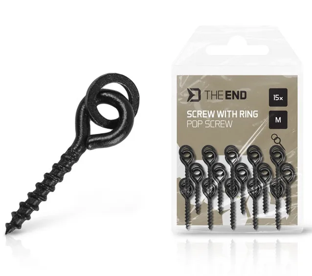 Delphin vrtáček s kroužkem theend pop screw 15 ks - m 8 mm
