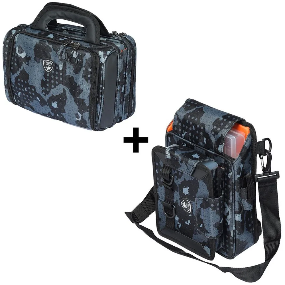 Giants fishing Akční set Vláčecí ledvinka Spinning Waist/Leg Bag + vláčecí taška Small