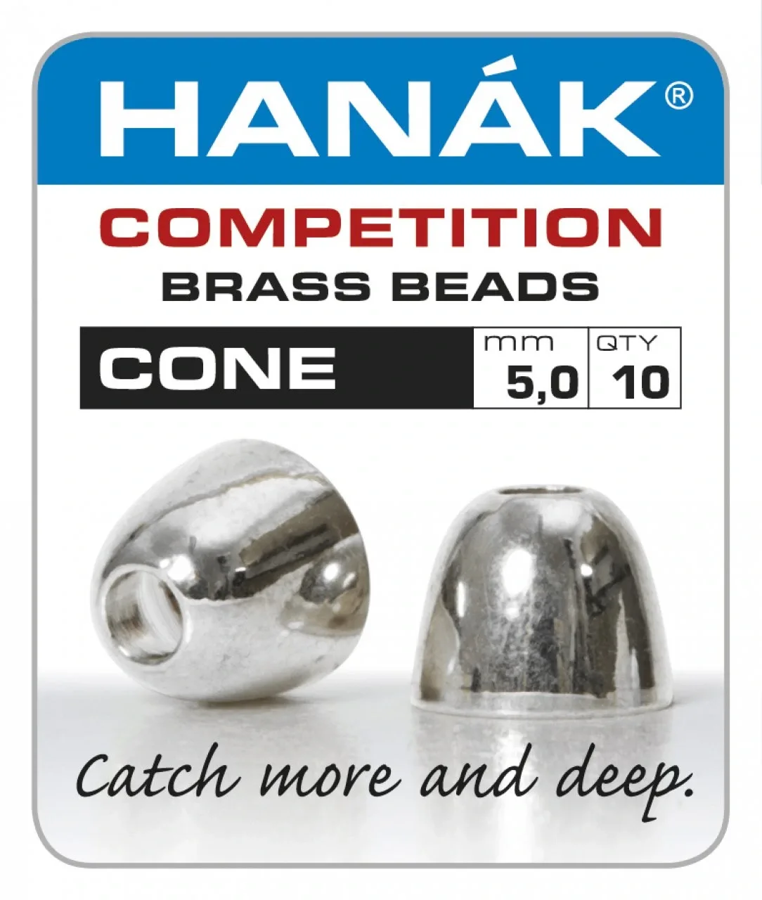 Hanák Competition Hanák Mosazné Hlavičky Cone Stříbrné