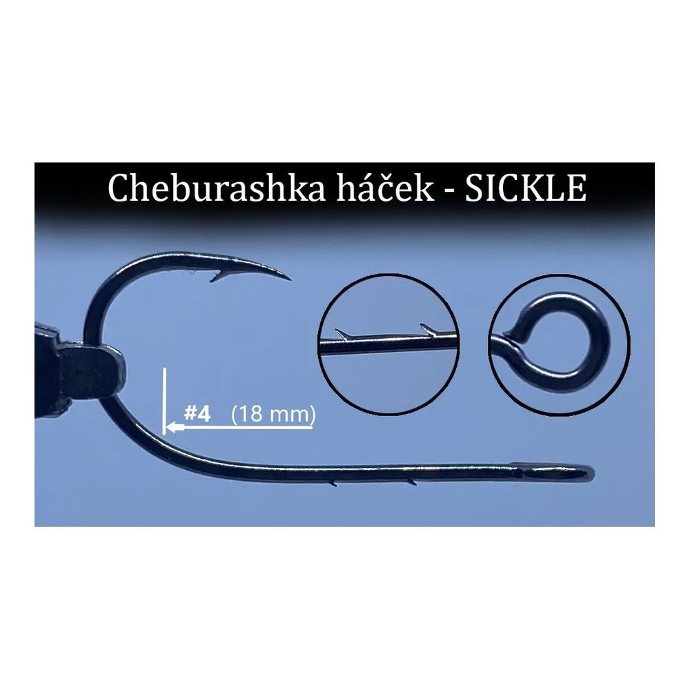 Jigovky Háček Cheburashka Sickle 10ks - 3/0 – Jigovky.cz