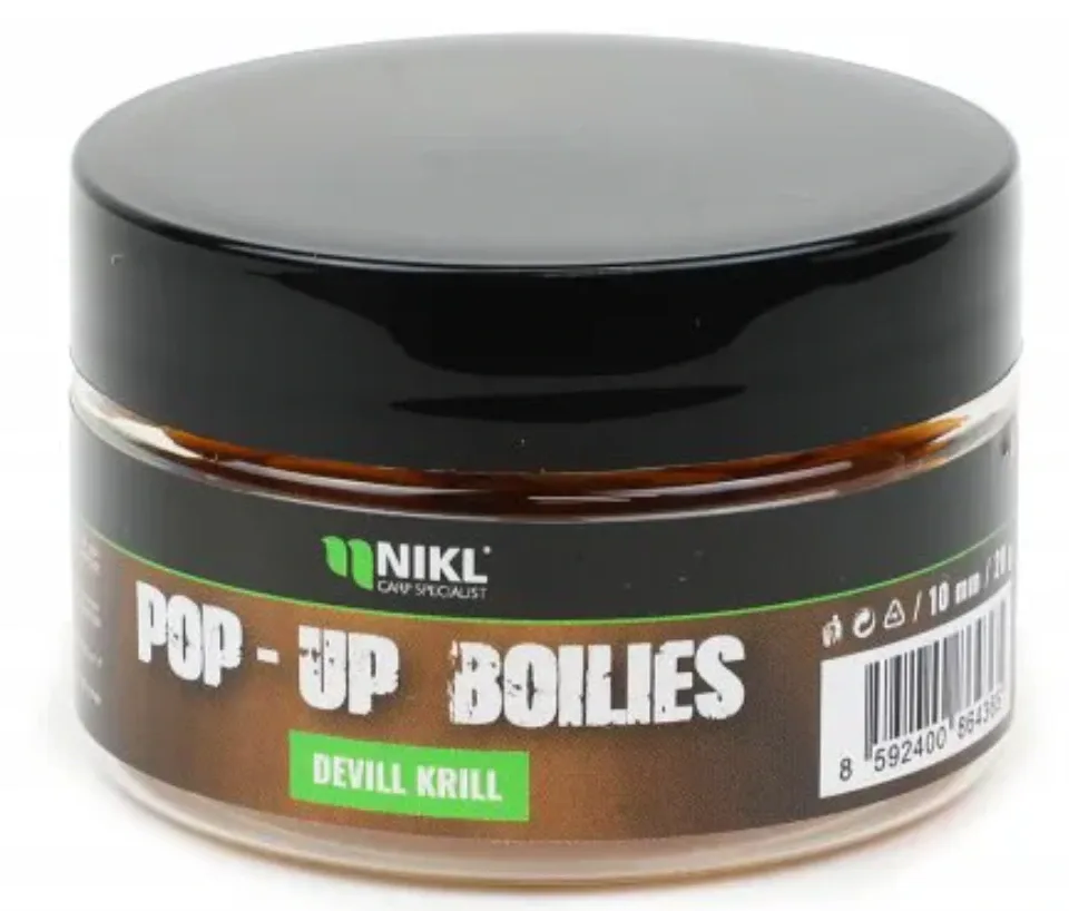 Nikl Plovoucí Boilies Devill Krill Hmotnost: 20g, Průměr: 10mm