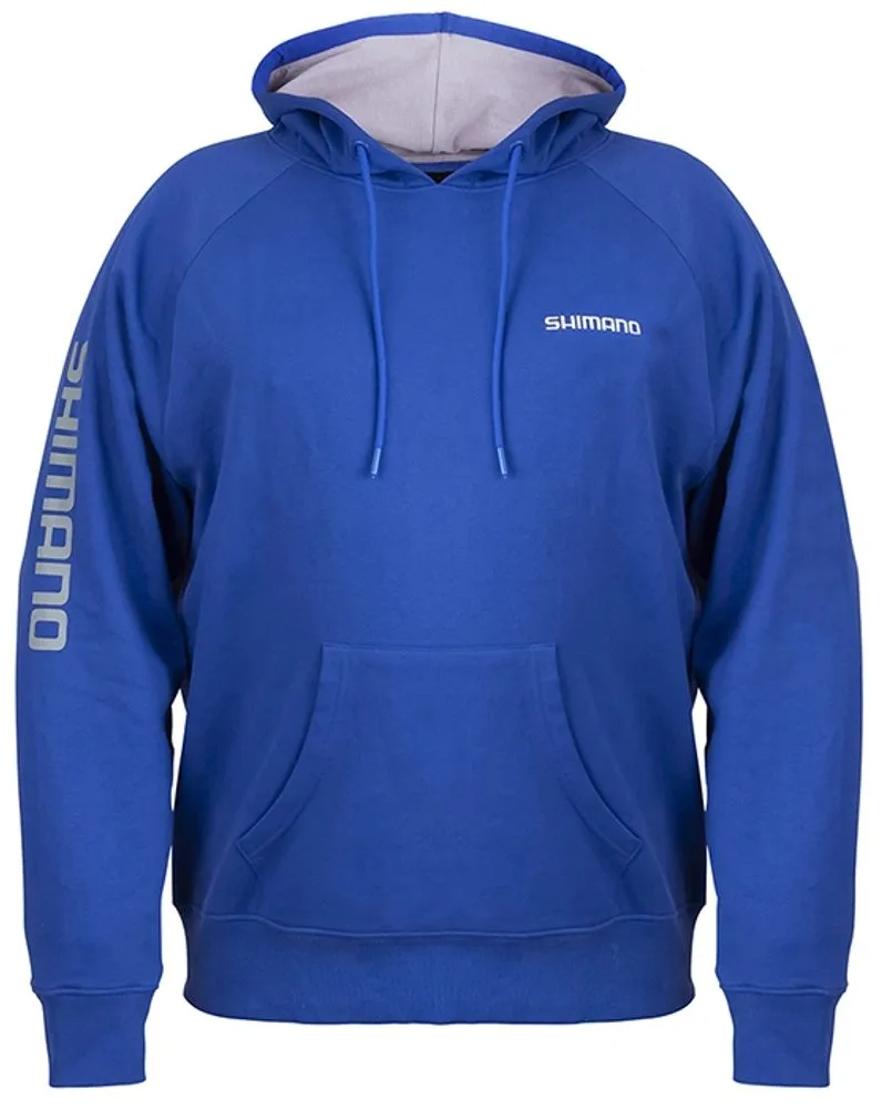 Shimano Rybářská Mikina Wear Pull Over Hoodie Blue - XXXL