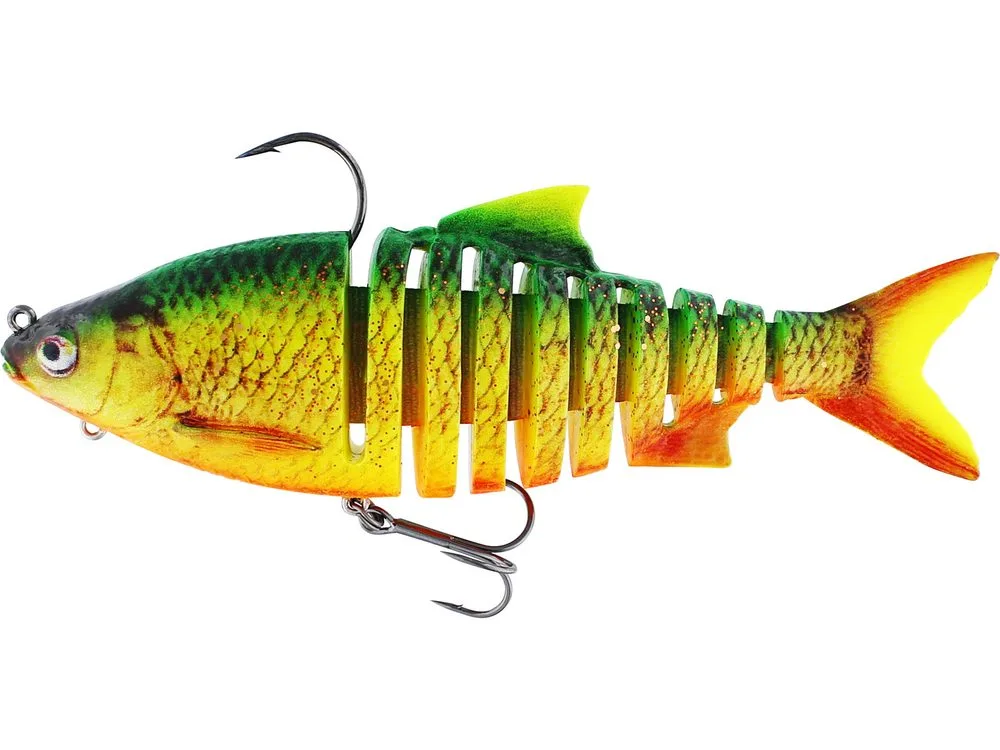 Westin Gumová nástraha Ricky The Roach Multi Jointed R2F Firetiger Rudd - 14cm 41g