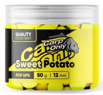 Carp only plovoucí boilies hi-visual pop up sweet potato 50 g - 16 mm