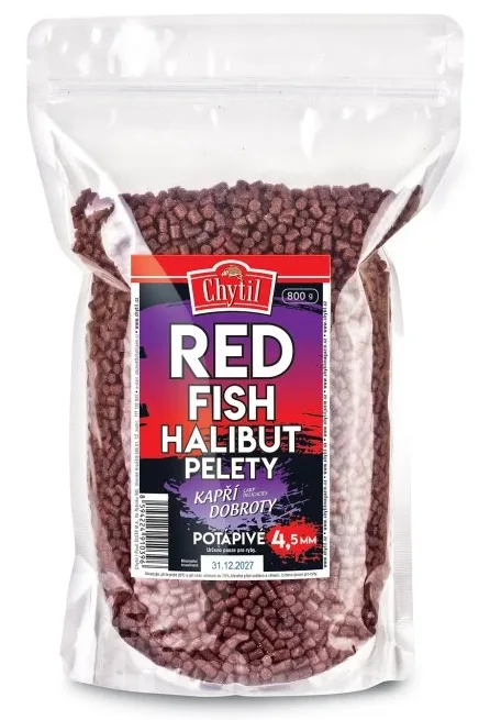 Chytil pelety red fish halibut 800 g - 4 mm