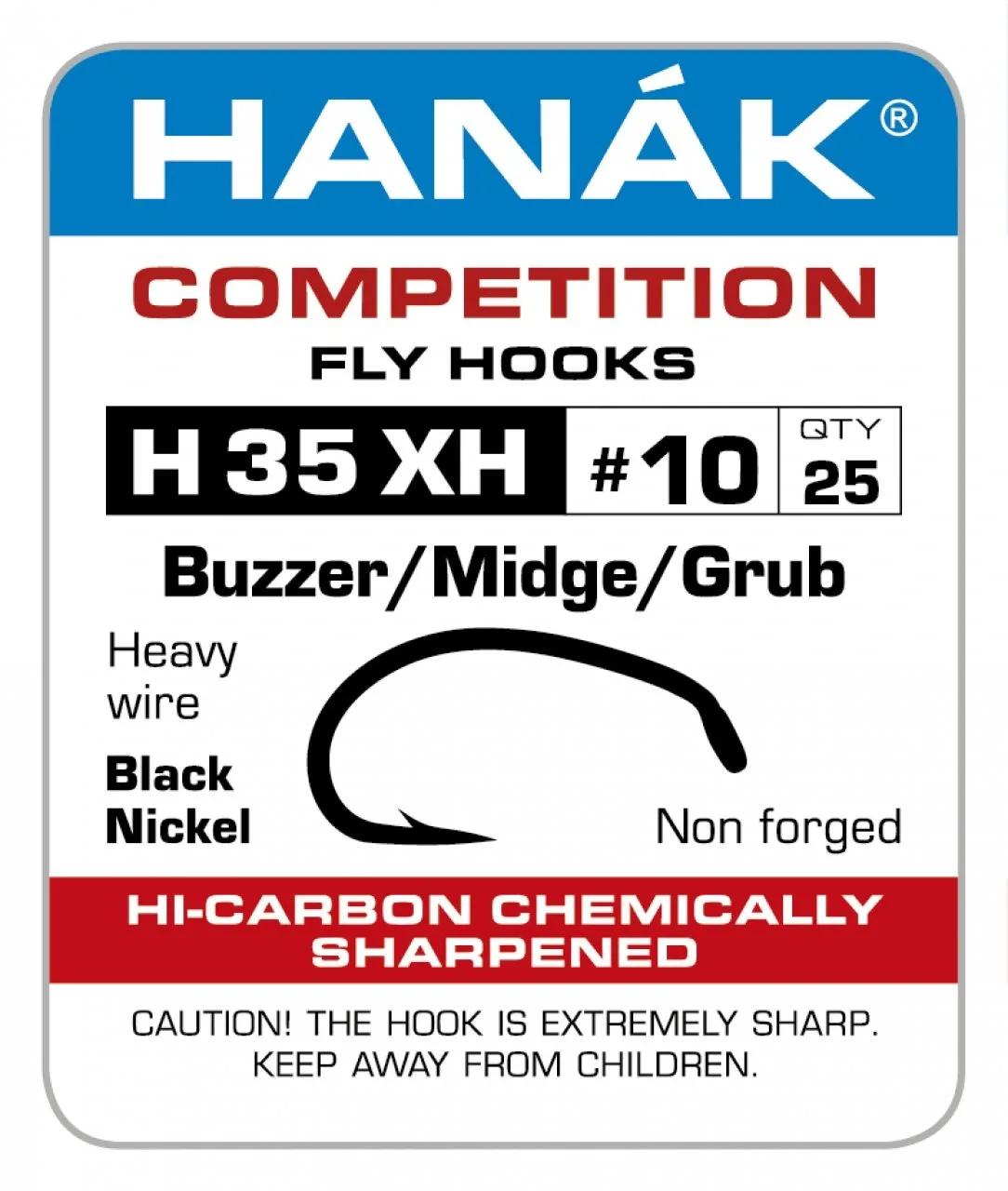 Hanák Competition Hanák Háčky H 35 XH Velikost háčku: #12
