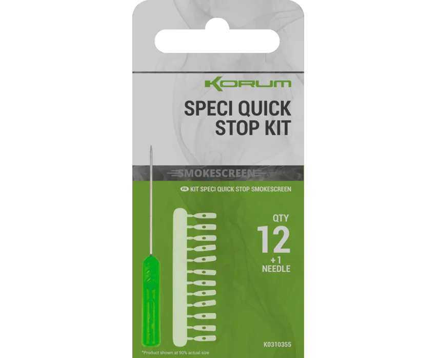 Korum zarážky smokescreen speci quick stop kit 12 ks