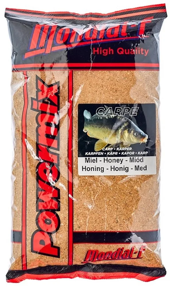 Mondial F Krmítková směs Powermix Carp 1kg - Jahoda – Mondial-F