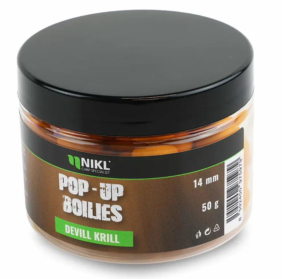 Nikl Plovoucí Boilies Devill Krill Hmotnost: 50g, Průměr: 14mm