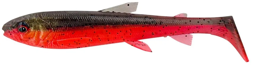 Savage gear gumová nástraha 3d whitefish shad black red - 9 cm 7 g