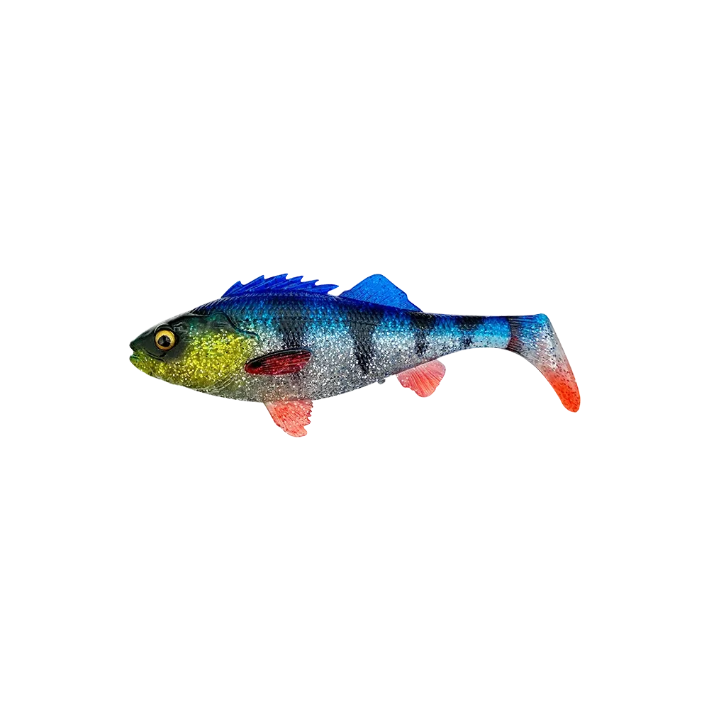 Savage Gear Gumová Nástraha 4D Perch Shad 12,5cm 20g Barva: BLUE SILVER, Délka: 12,5cm