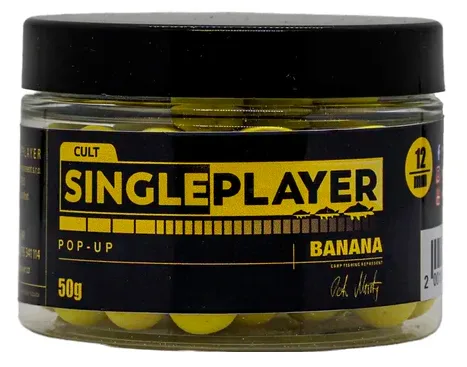 Singleplayer plovoucí boilies pop-up boilies banana 50 g - 16 mm