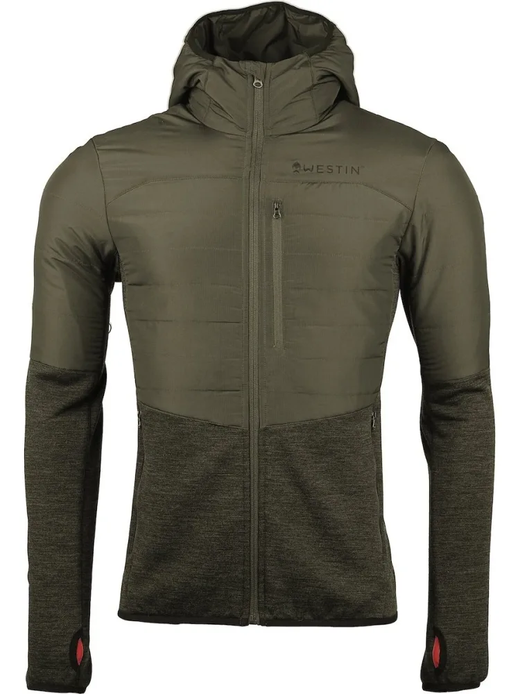 Westin bunda thermo knit vest jacket green - xl