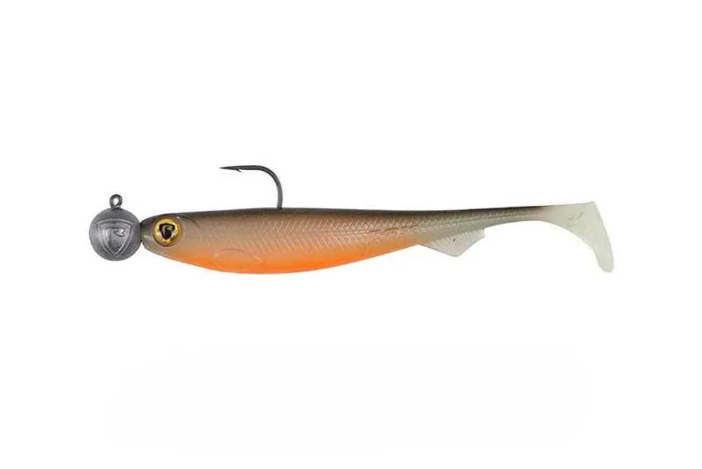 Fox Rage Gumová nástraha Bulk Loaded Slick Shad UV Hot Olive - 9cm 2/0 10g