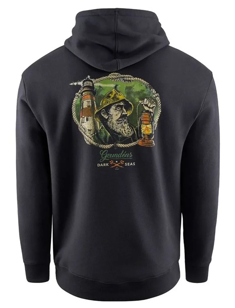 Grundéns Rybářská Mikina Dark Seas X Grundens Watchman Hoodie Black - XL