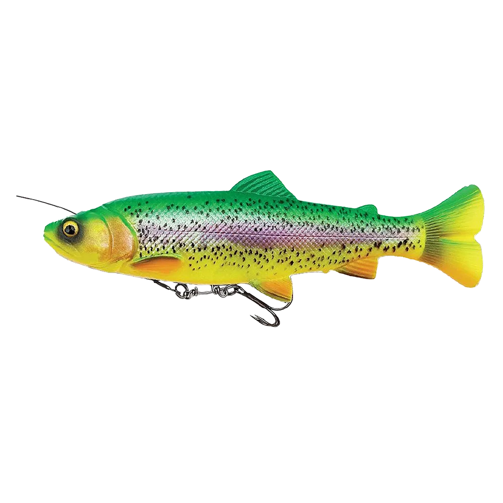 Savage Gear Gumová Nástraha 4D Linethru Pulsetail Trout Slow Sink FireTrout Délka: 20cm