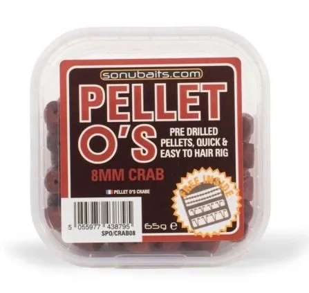 Sonubaits Pelety Pellet O's Crab Hmotnost: 130g, Průměr: 14mm