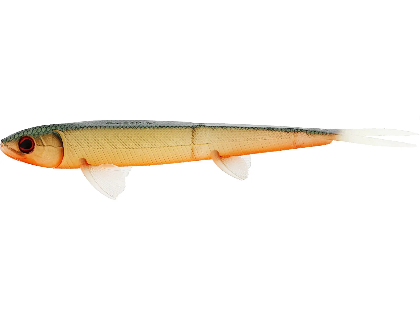 Westin Gumová Nástraha Twinteeez Pelagic V-Tail Hot Olive Délka: 20cm, Hmotnost: 30g, Počet kusů: 2ks