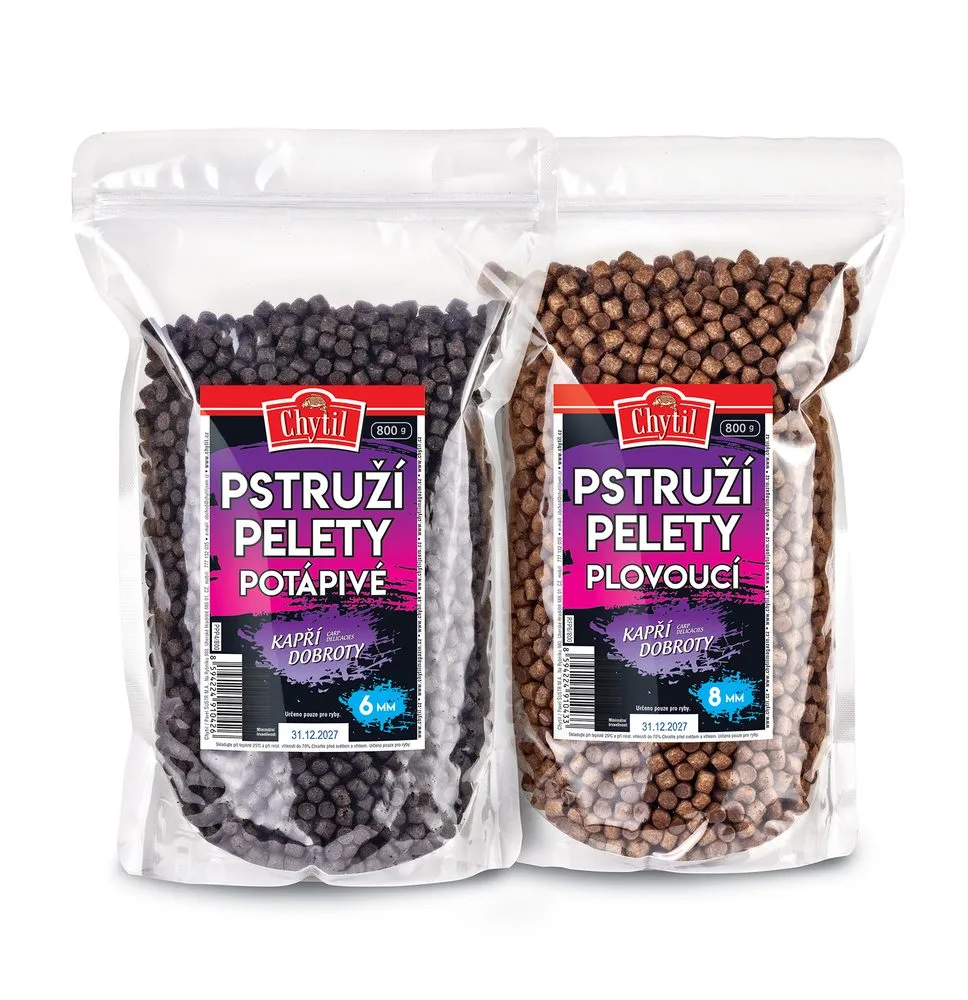 Chytil Pstruží pelety 800g - Plovoucí 8mm