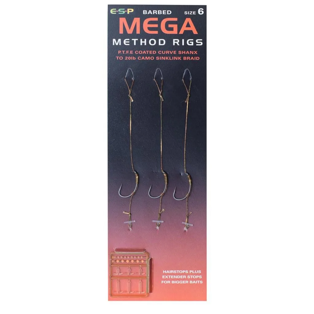 ESP návazce Mega Method Rigs vel. 6