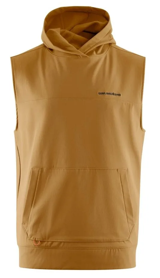 Grundéns vesta kryall hooded vest tobacco - xl