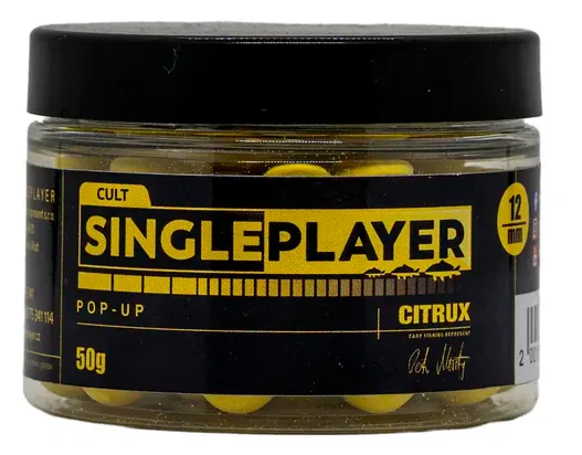 Singleplayer plovoucí boilies pop-up boilies citrux 50 g - 16 mm
