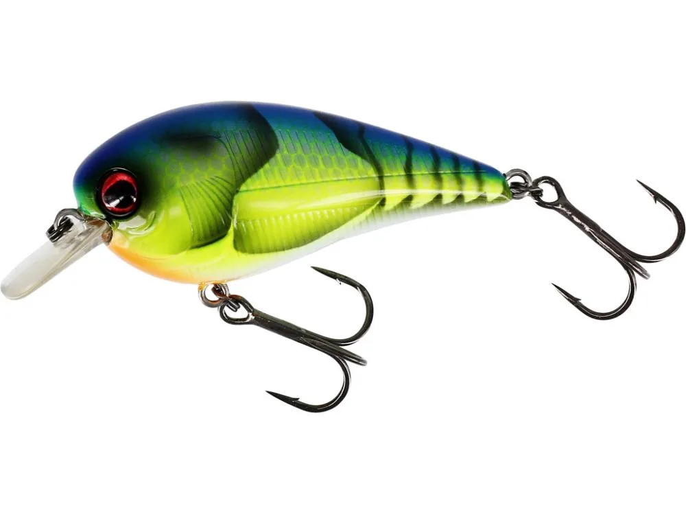 Westin wobler bassbite squarebill chartreuse blue craw - 6 cm 13 g