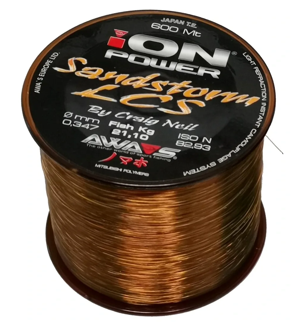 AWAS Vlasec ION Power Sandstorm LCS 600m Nosnost: 21,1kg, Průměr: 0,35mm