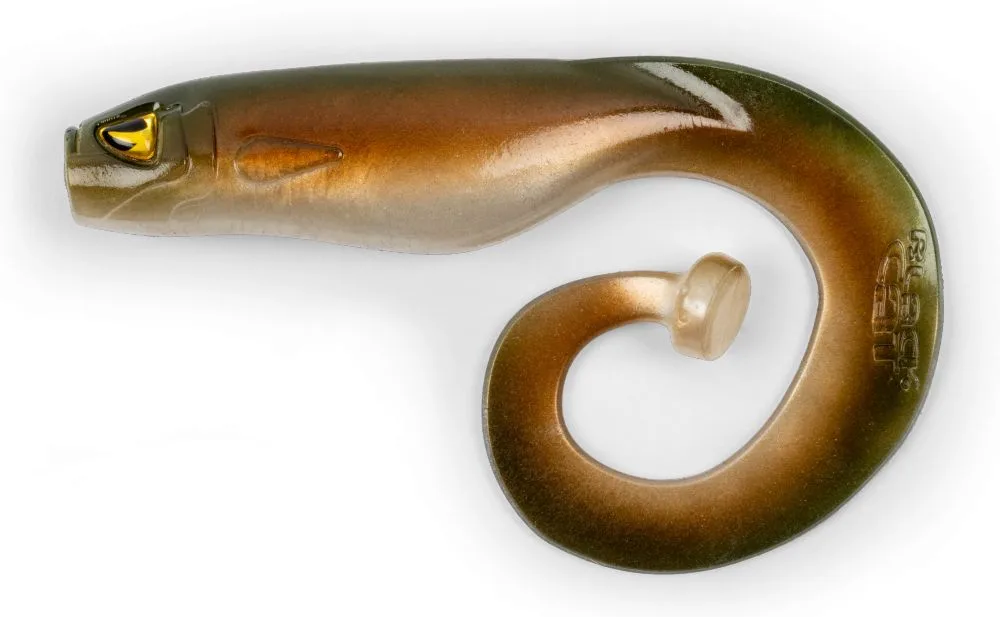 Black cat gumová nástraha mega curl tail 22 cm - eel