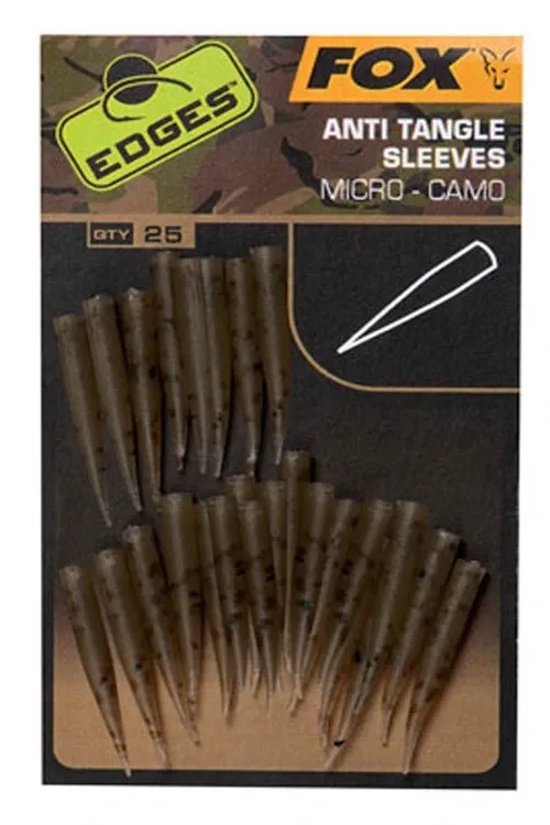 Fox Edges Převleky Camo Anti Tangle Sleeves Počet kusů: 25ks, Velikost: L