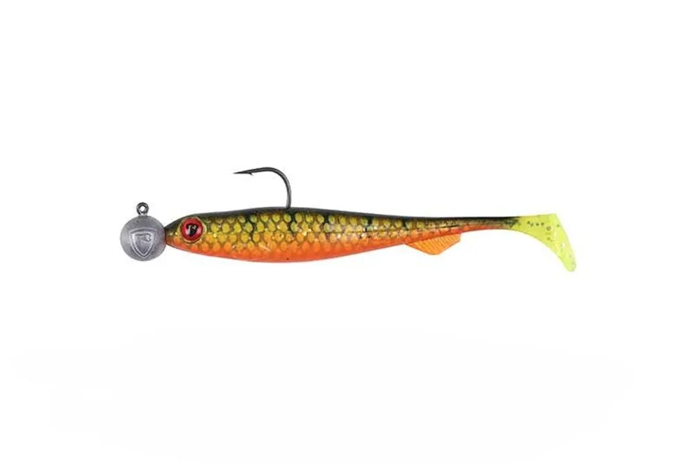 Fox Rage Gumová nástraha Bulk Loaded Slick Shad UV Natural Perch - 13cm 4/0 15g