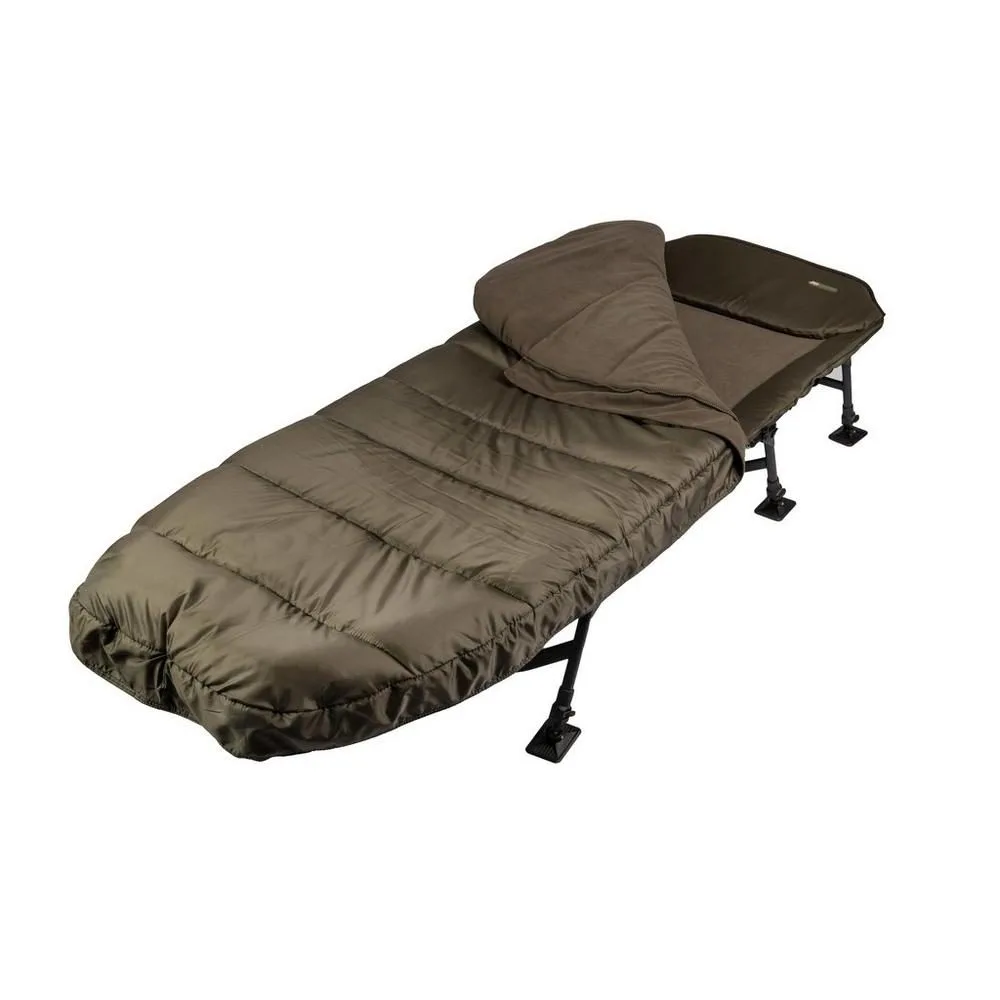 JRC Rybářské lehátko se spacákem Defender II Flatbed Sleepsystem