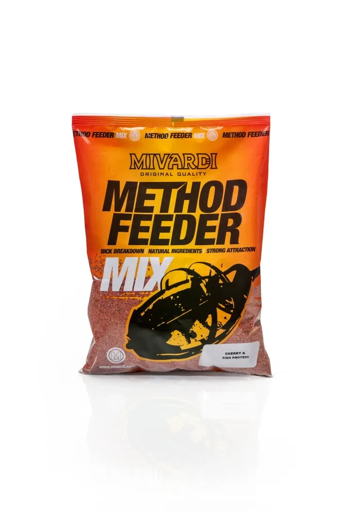 Mivardi Method Feeder Mix 1kg Příchuť: Cherry & Fish Protein