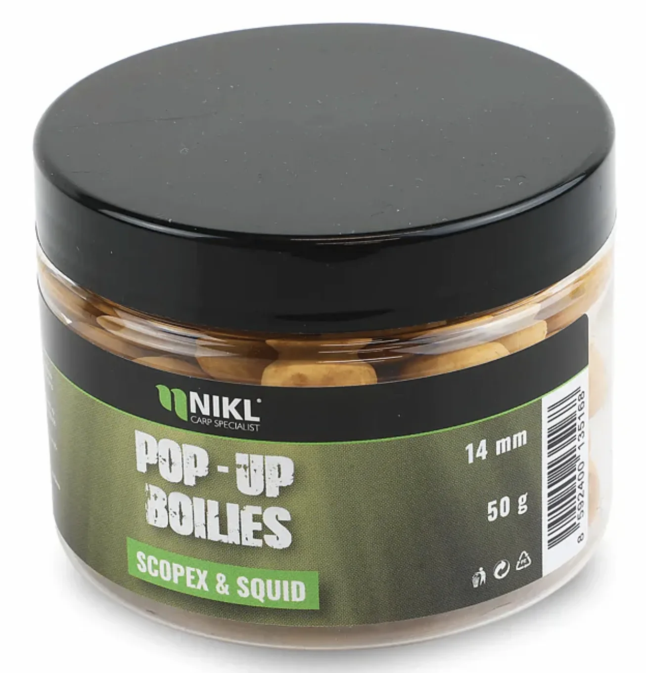 Nikl Plovoucí Boilies Scopex & Squid Hmotnost: 50g, Průměr: 16mm