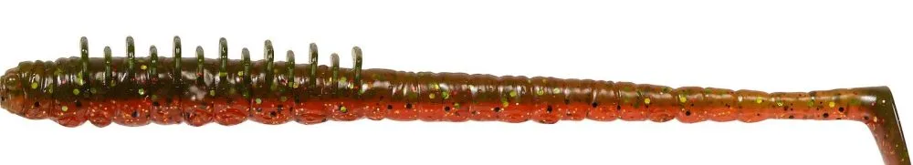 Westin gumová nástraha wiggle worm creaturebait 11 cm 4 g 4 ks - motoroil moss