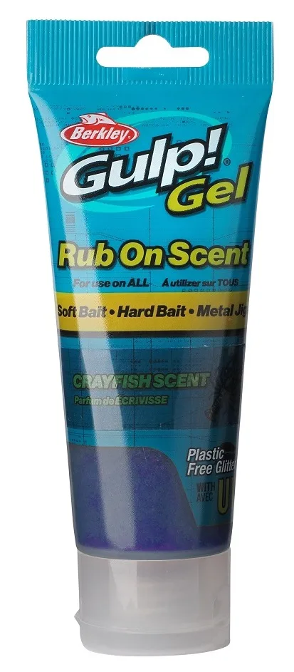 Berkley powerbait gulp! gel 80 ml - crayfish blue black flake