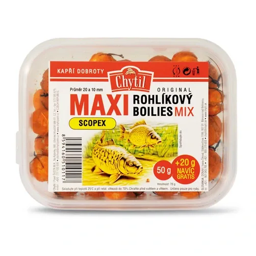 Chytil Rohlíkový Boilies Maxi Amur Hmotnost: 60g, Průměr: 20mm