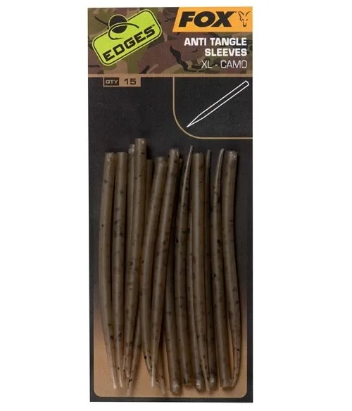 Fox Edges Převleky Camo Anti Tangle Sleeves Počet kusů: 15ks, Velikost: XL