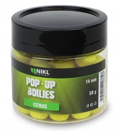 Nikl plovoucí pop-up boilies citrus - 16 mm 50 g