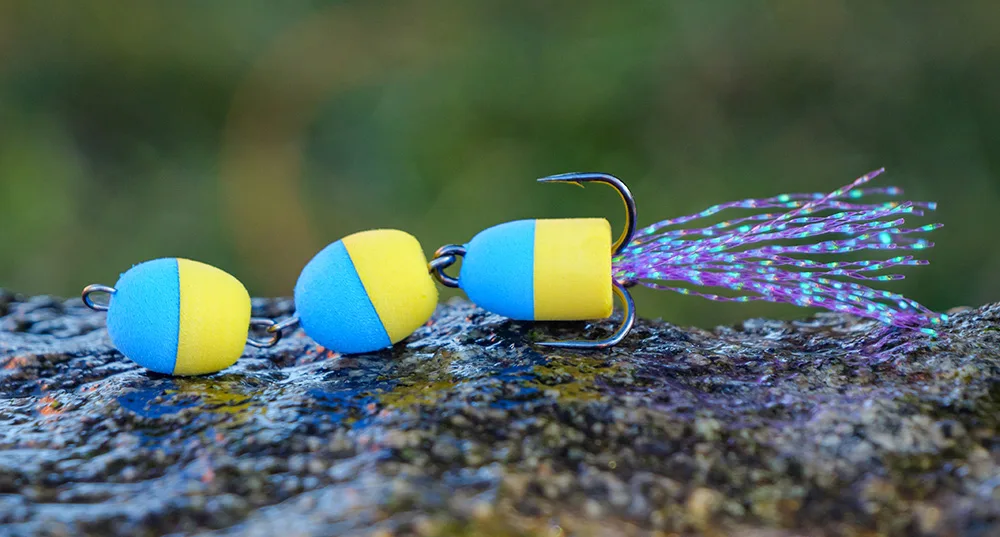 Redbass mandula blue/yellow - x 90 mm 3,5 g