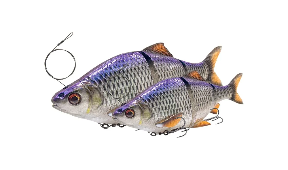 Savage gear gumová nástraha 3d line thru roach sinking clear rudd - 18 cm 86 g
